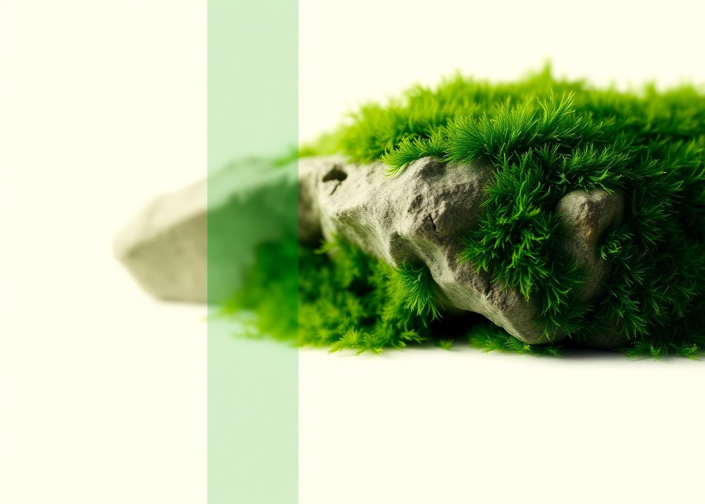 Moss on stone — sustainability and structure